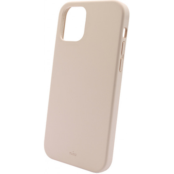 Puro Cover Silicon with microfiber inside ��� iPhone 13 Pro 6.1- ��� - (IPC13P61ICONROSE)