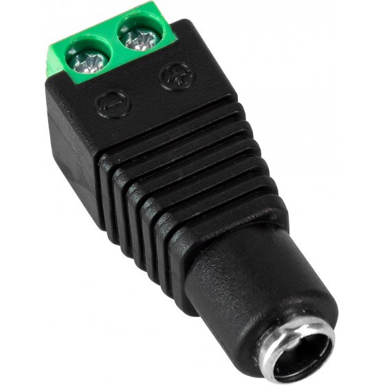 GloboStar ����� ����������� DC ������ - Female Jack Connector �� ����� 5.5 x 2.1mm - (70703)