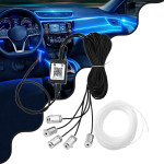 GloboStar Car Optic Fiber LED Kit Smart Bluetooth - �������� ��� ������� ���� ����������� DC 12V 10W �� Smart Bluetooth Controller & �������� APP ��������� IP65 ��������� RGB - (81843)