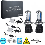 GloboStar H4 XCB Line KIT ������� �������� ����������� & ������������ 3rd Generation Can-Bus Extreme Series Bi-XENON 110W 10350lm DC 9-16V ��������� IP65 ����� ����� 8000K - (84157)