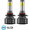 GloboStar HB3 9005 K9 Line KIT ������� �������� ����������� & �������� 3rd Generation Can-Bus Series LED CREE CXB COB 100W 14000lm DC 9-32V ��������� IP66 ����� ����� 6000K - (82049)