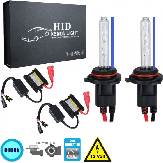 GloboStar H10 CB Line KIT ������� �������� ����������� & ������������ 2nd Generation Can-Bus Series XENON 70W 6400lm DC 9-16V ��������� IP65 ����� ����� 8000K - (84117)