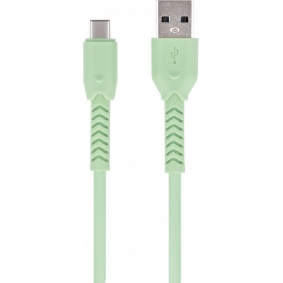 Maxlife Usb To Type C Data Cable 1m 3A Green - (MXUC-04CG)