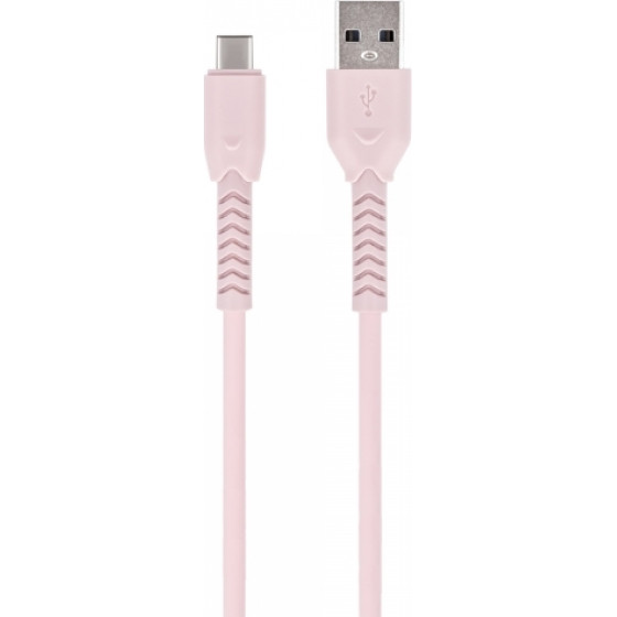 Maxlife Usb To Type C Data Cable 1m 3A Pink - (MXUC-04CP)