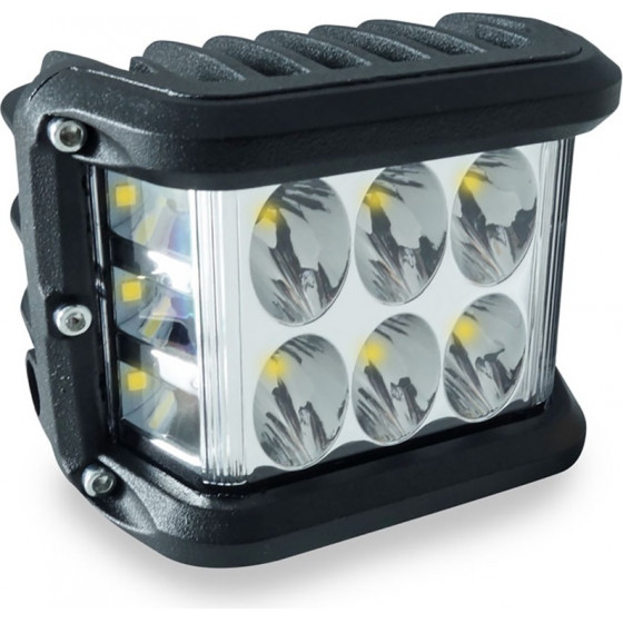 Amio ��������� �������� WORKING LAMP 12LED 3030 9-36V 2880lm 6000K 110x75mm AWL08 - 1 ���. - (02422)