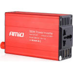 Amio INVERTER 24-230V max300W-peak600W ME 2 USB - 1 ���. - (02471)
