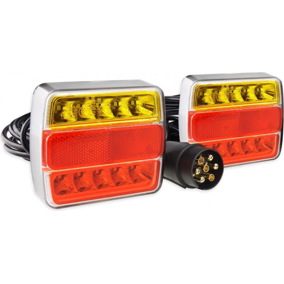 Amio ������� ���� ������� ��������� LED �� ������� 7pin 12V 100x95x37mm TLS03 - 2 ���. - (02141)