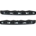 Amio ���� ������ DRL 12/24V 12W 8LED(1,5W ANA LED) 1200Lm 216x22x60mm 2��� - 2 ���. - (01526)