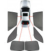 CarShades VW TOURAN 5D 2015+ ����������� ����� CAR SHADES - 6 ���. - (VW-TOUR-5-C)