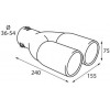 Lampa ���� ��������� TS-23 � 36-54mm - ����� ������� - (60077)