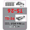 Lampa ���� ��������� TS-26 � 34-46mm - ����� ������� - (60080)