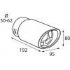 Lampa ���� ��������� TS-3 50-62mm - ���� ����� - (60023)