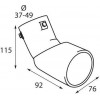 Lampa ���� ��������� TS-61 37-49mm - ���� 140 ������ - (60045)