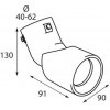 Lampa ���� ��������� TS-68 40-62mm ���� 110 ������ - (60116)