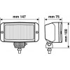 Lampa ��������� PROX 12V H3 55W 2���. - (72343)