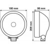 Lampa ��������� SATURN 7 INCH 12/24V-H7 ����� �� LED ������ ���������� 180mm 1���. - (72214)