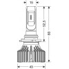 Lampa H10/HB3 9005 9-32V 6.500K 8.000lm 60W P20d HALO LED SERIE 6 STANDARD 6LED ZES 2���. LED KIT - (57787)