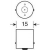 Lampa P21W 10-28V BA15s MEGA-LED 300LM ��������� ����� (����������) BLISTER 1���. - (57890)