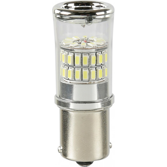 Lampa P21W 12-28V BA15s MEGA-LED48 6.500K 370lm ��������� (����������) BLISTER 1 ���. - (57924)