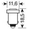 Lampa T4W 24/28V BA9s HYPER-LED3 ����� - (98246)