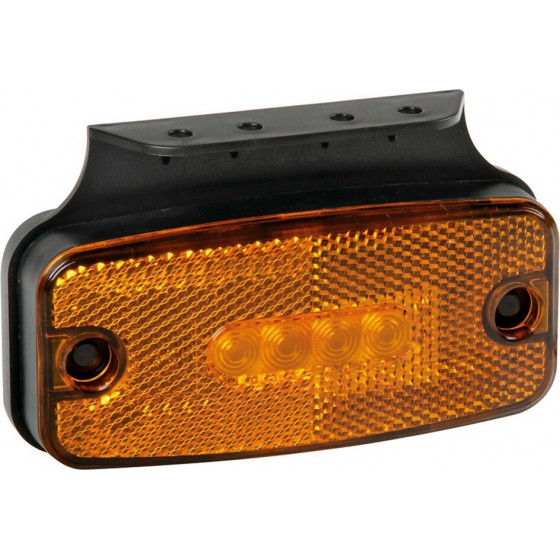 Lampa ��� ����� S19 4 LED ��������� 10/30V �� ����������� 114x54 mm 1���. - (97021)