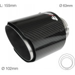 Simoni Racing ���� ��������� TRX96C REAL CARBON 63-102mm ����� 155mm - (TRX/96C)