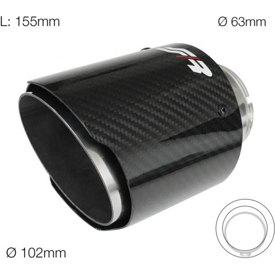 Simoni Racing ���� ��������� TRX96C REAL CARBON 63-102mm ����� 155mm - (TRX/96C)