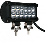 M-Tech ��������� LIGHT BAR FLOOD 10-32V 36W 2400lm OSRAM 12xLED (161 x 60 x 180 mm) ����� LED -1���. - (WLO602)
