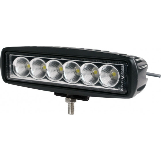 M-Tech ��������� �������� WORKING LAMPS FLOOD BEAM OSRAM LED 10-32V 18W SLIM ���� ����� 1000lm (155 x 45 x 54,1 mm) -1 TEM. - (WLO18)