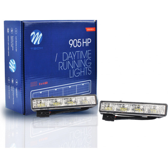 M-Tech �������� DAYTIME DRL 905HP 12/24V - OSRAM - ������� (�� 2x4HP LED - 127 � 31 � 22mm) - 2 ���. - (LD905)