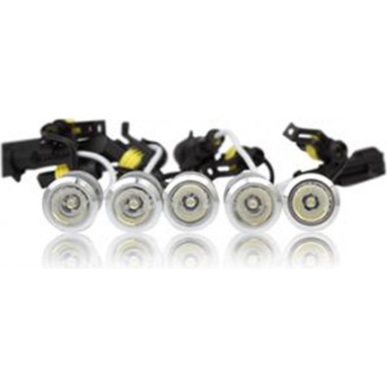 M-Tech �������� DAYLINE ������ 10LED (2 ������ X5 LED) HP 12V ����� ����� ������� - (LD825S)