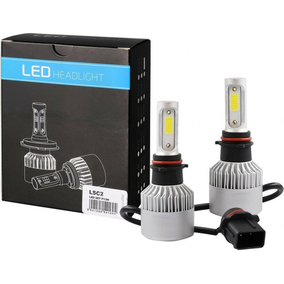 M-Tech P13W LED SET C6 9-32V 6.500K 10.000lm 4 X 10W ����� �� COB EPISTAR 1021 LED ��� ������������ - 2 ���. - (LSC2)