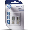 M-Tech P21W 12V BA15s LED 18xSMD5730 PREMIUM ����� (����������) BLISTER 2���. - (LB355W)