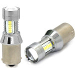 M-Tech P21W 12V BA15s LED 21xSMD3014 ����� (����������) 1���. - (L097W)