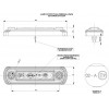 M-Tech ��� ����� LD675 12/24V 4LED HORPOL ����� (10,5 x 3 cm) -1���. - (WMLHOR675)