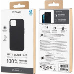 Muvit Recycletek Iphone 13 Black Backcover - (MCCRS0162)