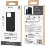 Muvit Recycletek Iphone 13 Mini Black Backcover - (MCCRS0161)