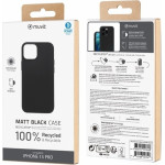 Muvit Recycletek Iphone 13 Pro Black Backcover - (MCCRS0163)