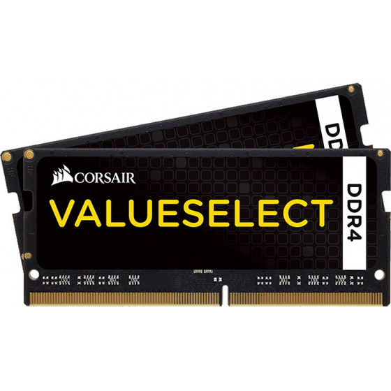 Corsair Memory 16GB (2x8GB) DDR4 SODIMM 2133MHz C15 Memory Kit - (CMSO16GX4M2A2133C15)