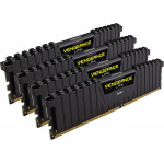 Corsair VENGEANCE LPX 16GB (4 x 4GB) DDR4 DRAM 2666MHz C16 Memory Kit - Black - (CMK16GX4M4A2666C16)
