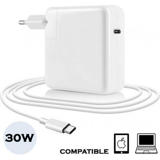 Lamtech Type C 3.1 Power Adapter 30W 15V 2A - (LAM023480)