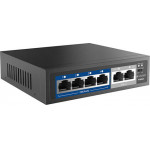 Stonet 4POE & 2RJ45 STANDARD POE SWITCH 10/100Mbps - (P106C)