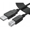 POWERTECH ������� USB 2.0 �� USB Type B 1.5m, ����� - (CAB-U016)