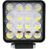 GloboStar PRO Series ��������� �������� - Working Light ��� ���������� & ������� LED CREE XBD 7D 48W 4800lm DC 10-30V ��������� IP65 ����� ����� 6000K - (85408)
