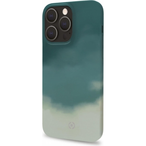 Celly Watercolor Iphone 13 Pro Max Green Backcover - (WATERCOL1009GN)