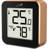 LIFE Alu Mini Rose Gold Hygrometer & Thermometer
