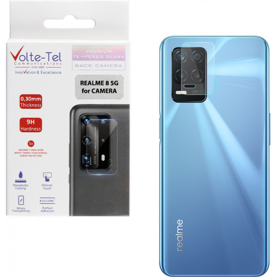 Volte-tel Tempered Glass Realme 8 5G 6.5 9H 0.30mm For Camera - (5205308299346)