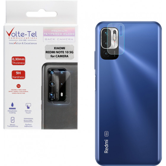 Volte-tel Tempered Glass Xiaomi Redmi Note 10 5G 6.5 9H 0.30mm For Camera - (5205308299360)