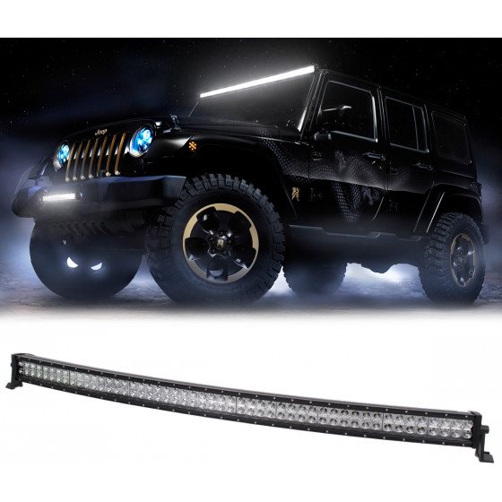 GloboStar PRO Series ����� ��������� - Curved ��� ���������� & ������� LED CREE XBD 300W 30000lm DC 10-30V ��������� IP65 ����� ����� 6000K - (85474)