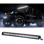 GloboStar PRO Series ����� ���� - Straight ��� ���������� & ������� LED CREE XBD 100W 10000lm DC 10-30V ��������� IP65 ����� ����� 6000K - (85452)